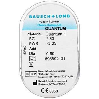 Quantum 1 hard contact lens